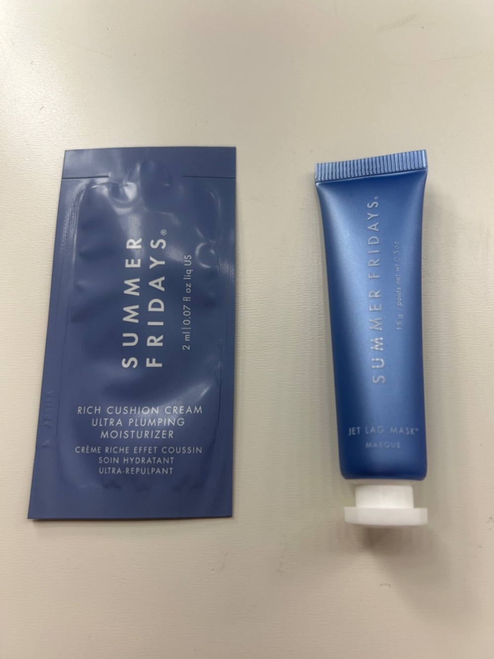Summer Fridays Blue Travel Skincare Duo